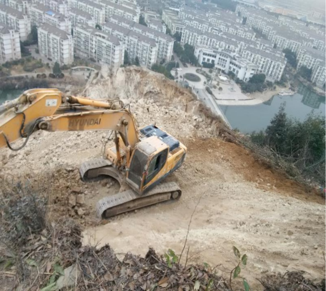 宁波东钱湖大林岗地质灾害治理爆破工程