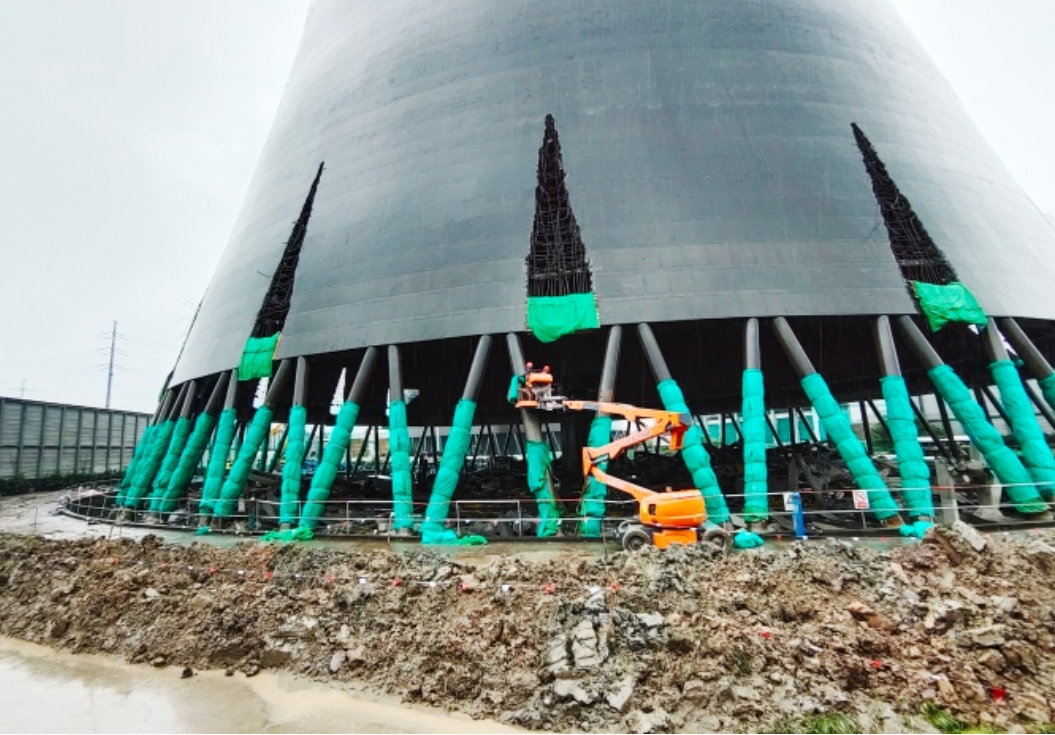 杭州半山电厂115米冷却塔爆破拆除工程